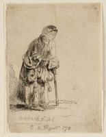 KG 03738
          <br/>
          Bedelares, leunend op stok ( B 170)
          <br/>
          <em>Rembrandt (1606-1669)</em>
